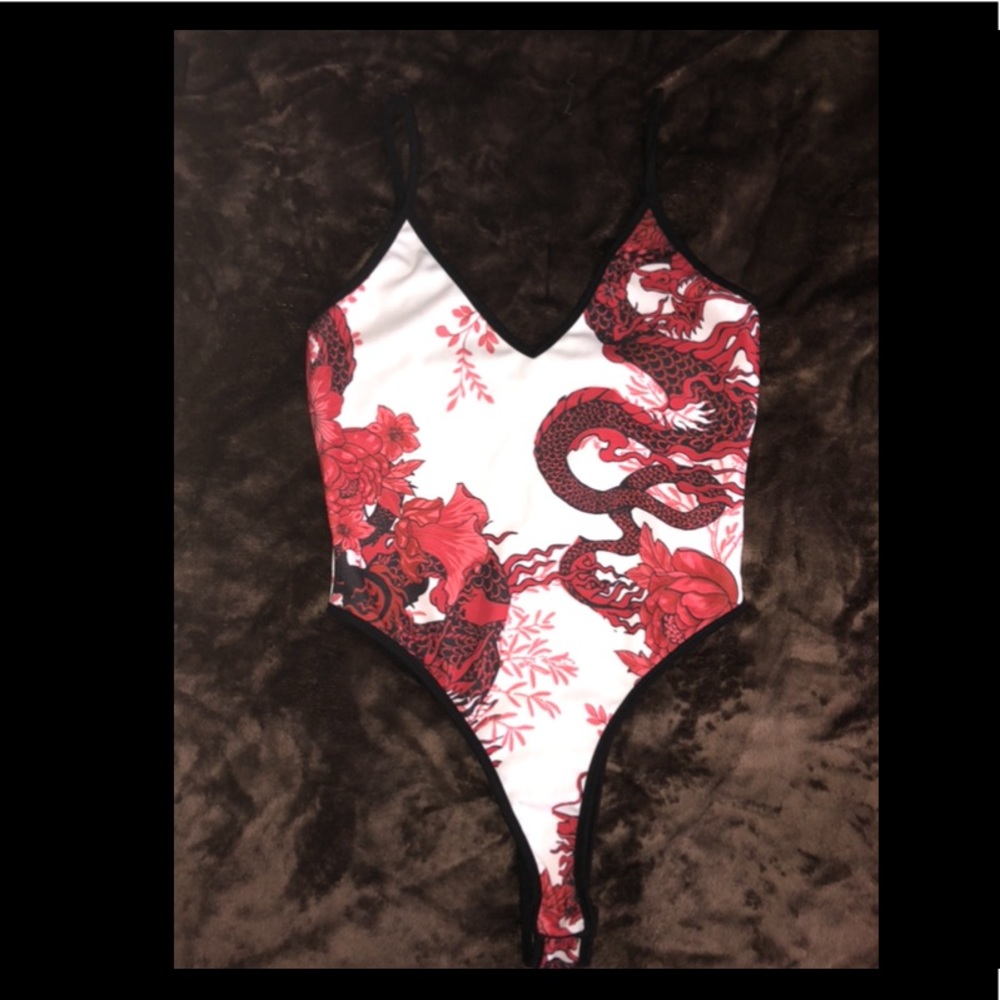 Fashion nova dragon bodysuit